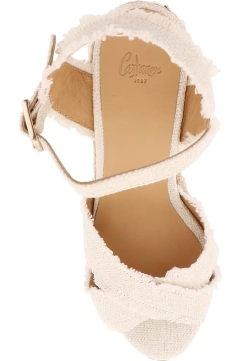 Fashion for Women Castañer Lurex Bromelia Wedge Sandals
