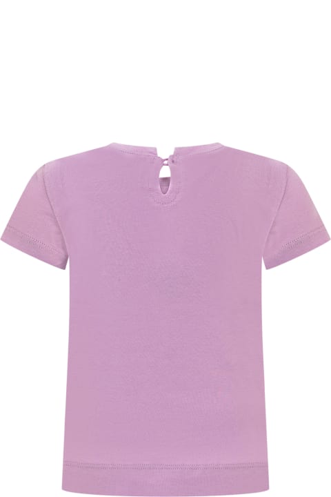 T-Shirts & Polo Shirts for Baby Girls Monnalisa Flower T-shirt