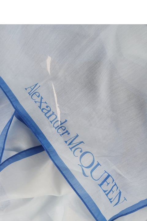 Scarves & Wraps for Women Alexander McQueen Logo Print Scarf