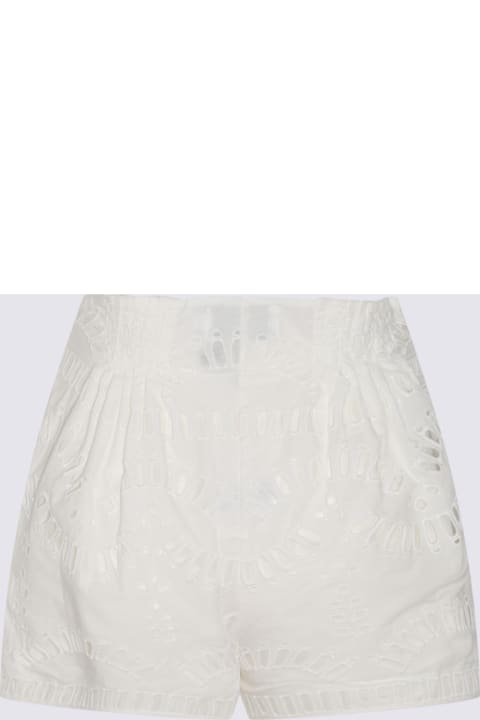 Charo Ruiz Pants & Shorts for Women Charo Ruiz White Cotton Shorts