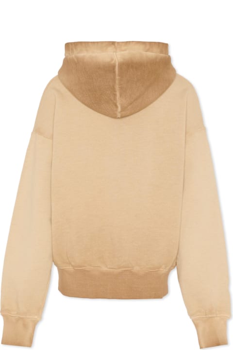 Homeware MSGM Beige Sweatshirt For Kids With Logo