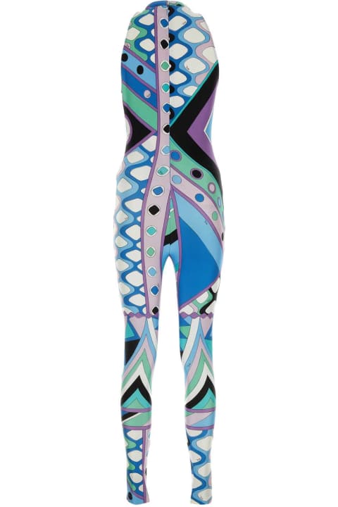 Jumpsuits for Women Pucci Printed Stretch Nylon Jumpsuit