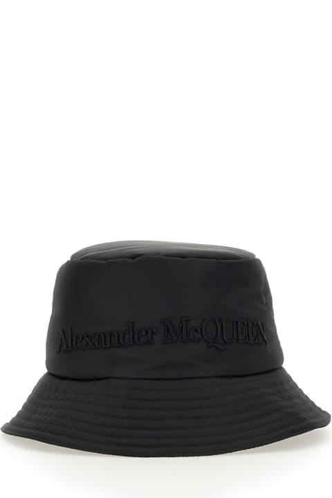 Alexander McQueen Hats for Women Alexander McQueen Bucket Hat With Logo