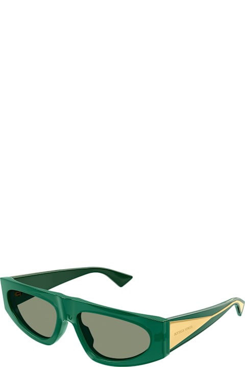 Homeware Bottega Veneta Eyewear Bv1277s-003 - Green Sunglasses