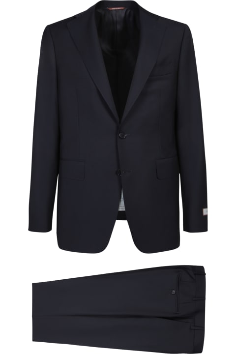 Canali Suits for Men Canali Blue Mohair Suit