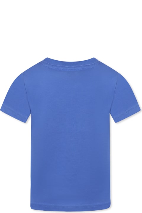 Ralph Lauren for Kids Ralph Lauren Blue T-shirt For Boy With Polo Bear
