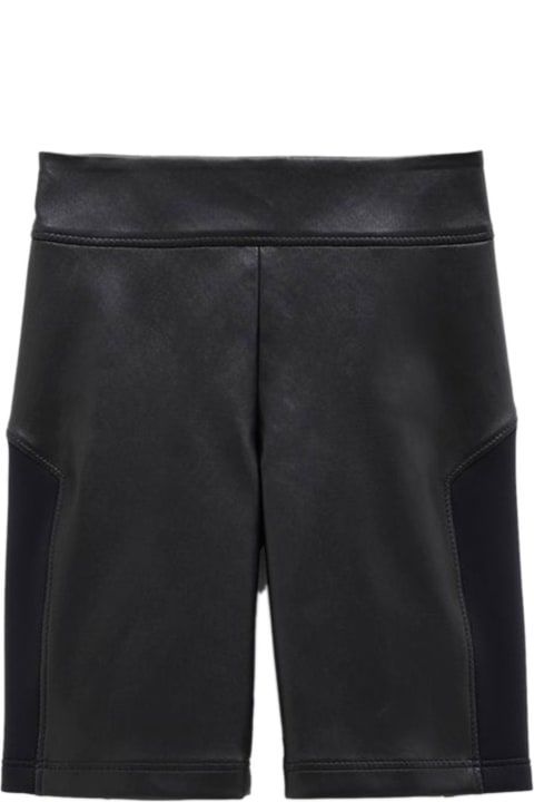 Pants & Shorts for Women Loewe Stretch Leather And Fabric Shorts