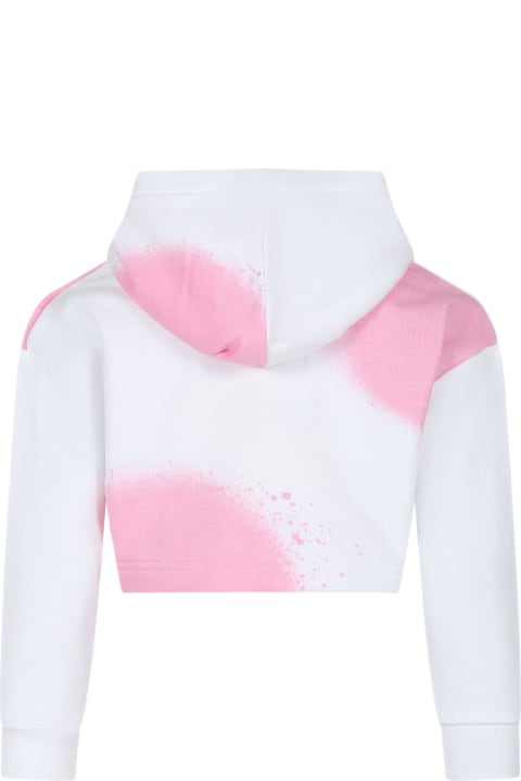 Marc Jacobs Sweaters & Sweatshirts for Girls Marc Jacobs White Sweatshirt For Girl With Logo