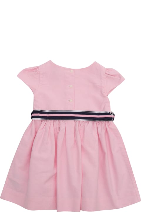 Dresses for Baby Girls Polo Ralph Lauren Pink Dress With Bow