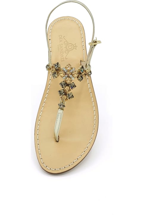 آخر صيحات الموضة من السيدات Dea Sandals Capri Square Ag Jewel Sandals