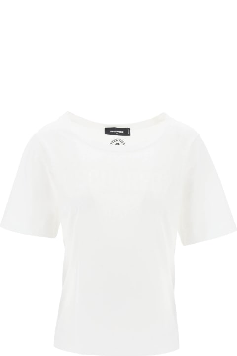 Dsquared2 Topwear for Women Dsquared2 Crew-neck T-shirt With Logo