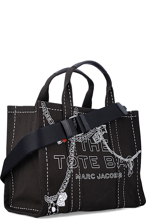 Homeware Marc Jacobs Marc Jacobs The Trompe L Oeil Charm Medium Tote Bag