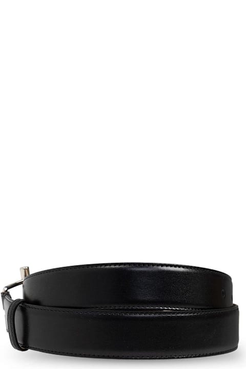 Alexander McQueen Accessories for Men Alexander McQueen T-bar Buckled Logo Engraved Belt