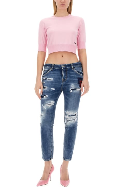 Dsquared2 Topwear for Women Dsquared2 Cropped Shirt