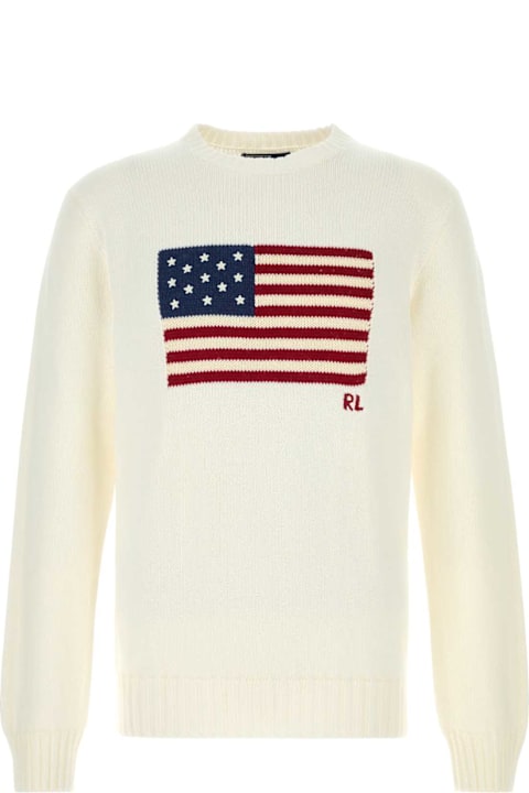 Polo Ralph Lauren for Kids Polo Ralph Lauren White Cotton Sweater