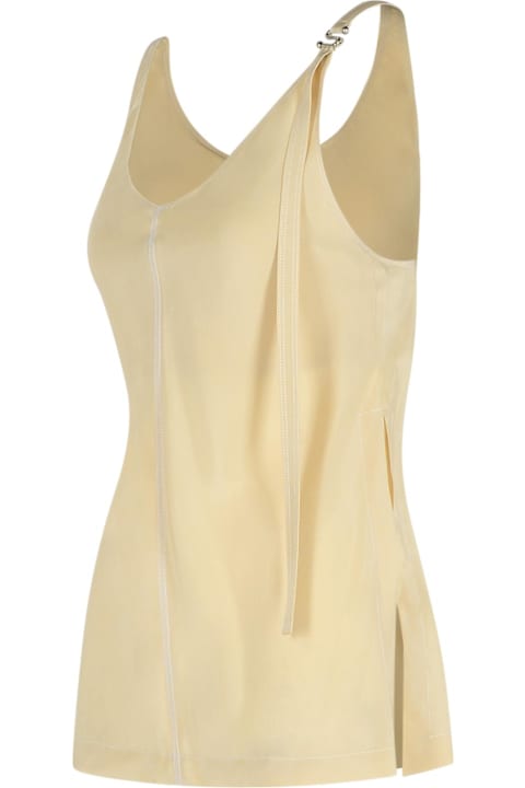 SportMax for Women SportMax 'waser' Beige Viscose Tank Top