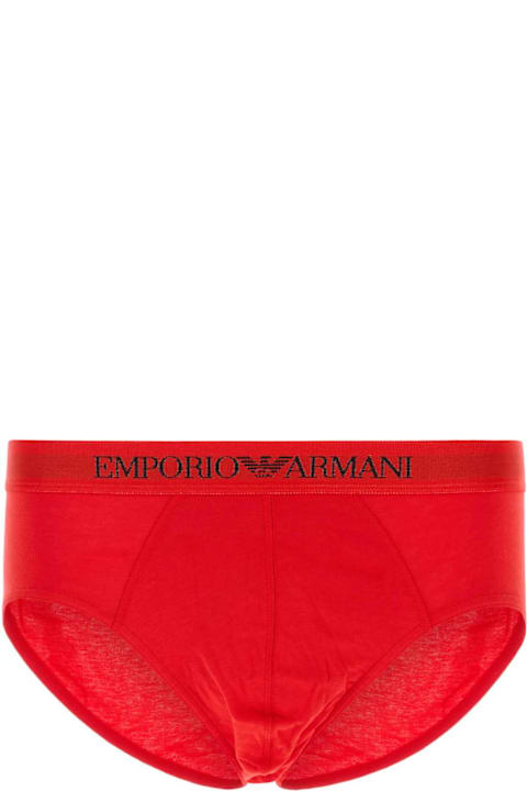 Emporio Armani Underwear for Women Emporio Armani Multicolor Cotton Brief Set