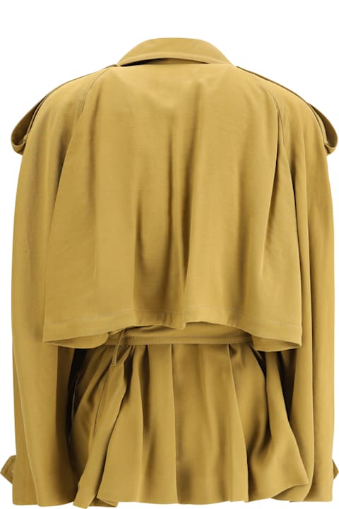 The Andamane Coats & Jackets for Women The Andamane Double-breasted Short Trench Coat