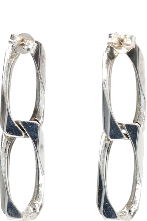 Emanuele Bicocchi for Kids Emanuele Bicocchi Emanuele Bicocchi Silver Chain Link Earrings