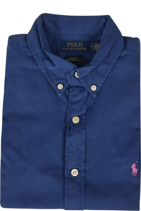 Polo Ralph Lauren Men Polo Ralph Lauren Formal Logo Embroidered Shirt