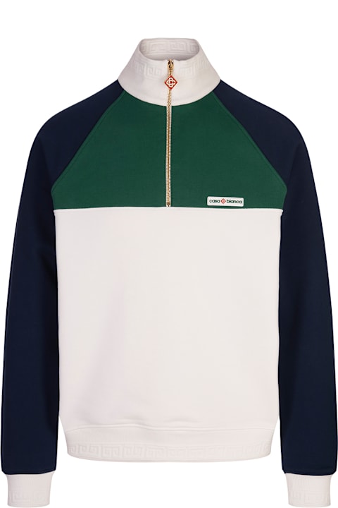 Casablanca Fleeces & Tracksuits for Men Casablanca Quarter Zip Sweatshirt