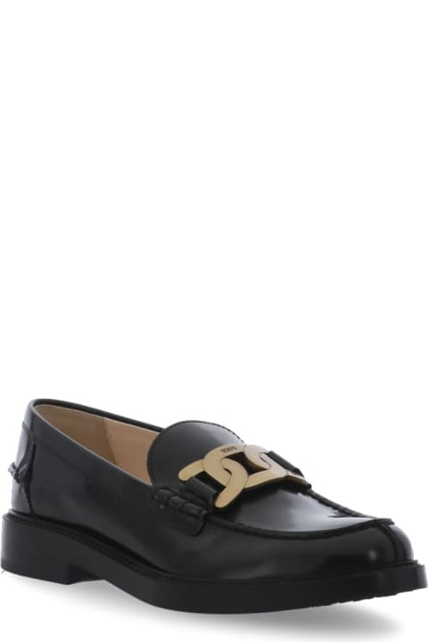 Flat Shoes for Women Tod's Leather Loafers