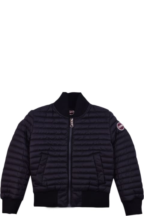 Quilted Bomber Down Jacket