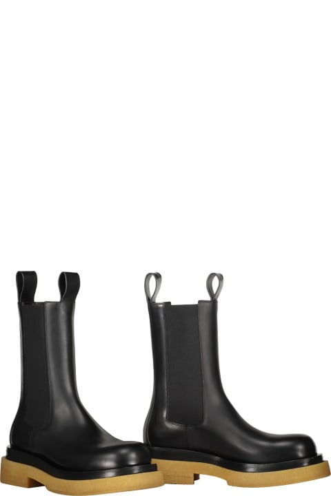 Bottega Veneta Shoes for Men Bottega Veneta Lug Leather Boots