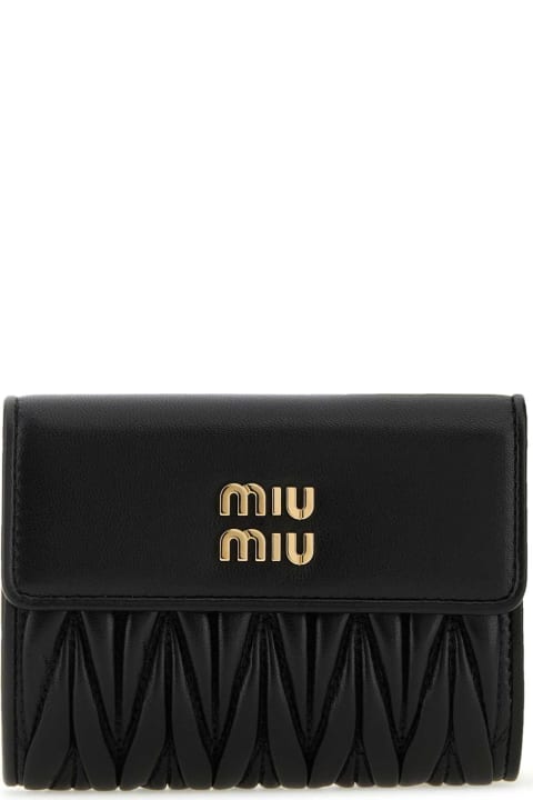 Miu Miu Sale for Women Miu Miu Black Leather Wallet