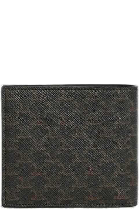 Celine محافظ لـ السيدات Celine Monogrammed Bifold Wallet