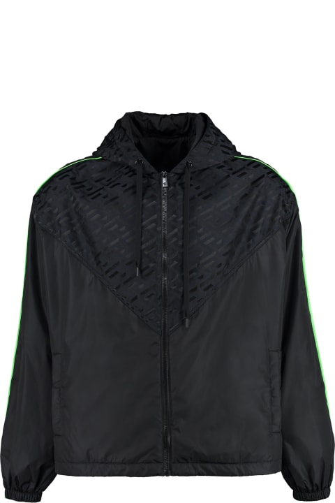 ウィメンズ Versaceのコート＆ジャケット Versace Hooded Nylon Jacket