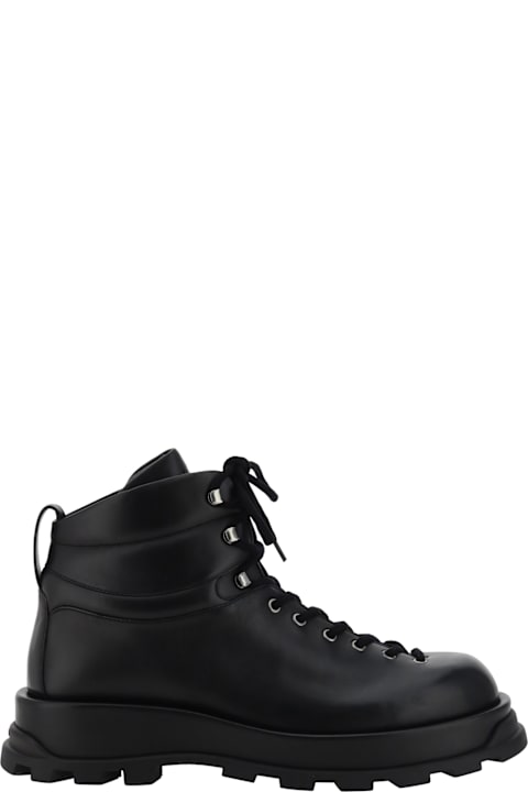 Jil Sander Boots for Men Jil Sander Leather Ankle Boots