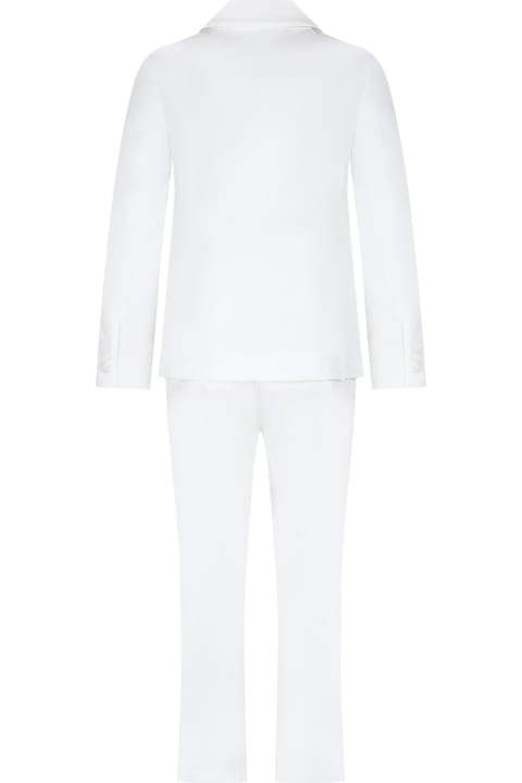 Fay Suits for Boys Fay White Suit For Boy