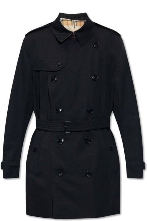 Burberry Coats & Jackets for Women Burberry Double-breasted Belted-waist Trench Coat