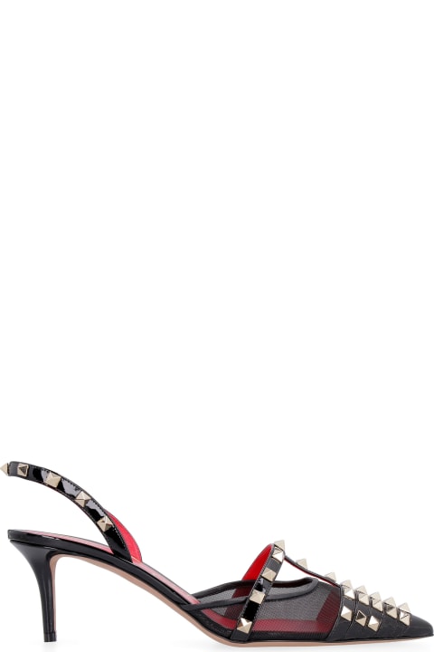 Homeware Valentino Garavani Studded Leather Slingbacks