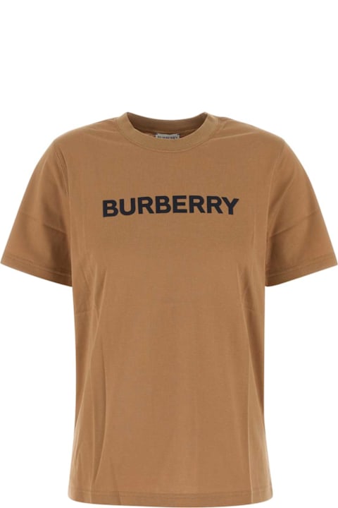 Burberry Biscuit Stretch Cotton T-shirt