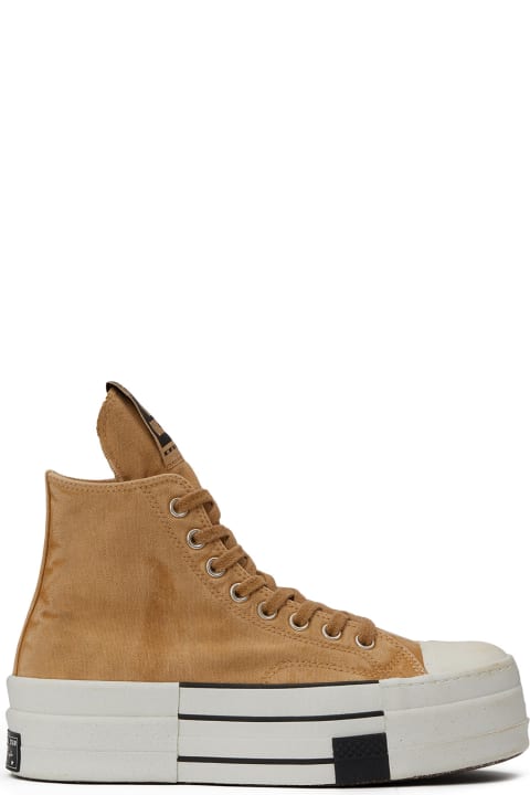 DRKSHDW Sneakers for Women DRKSHDW 'dbl Drkstar Hi' Blonde High Top Sneakers In Overdyed Canvas