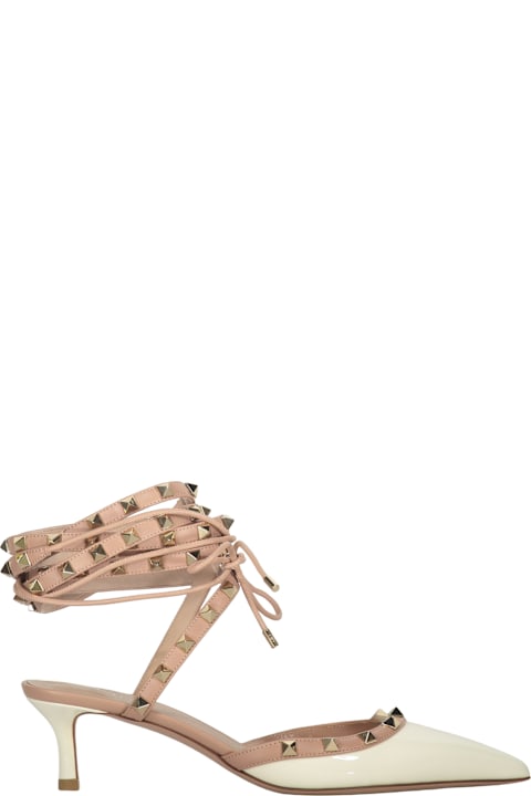 Valentino Garavani Beige Décolleté Elegant With Tapered Heel