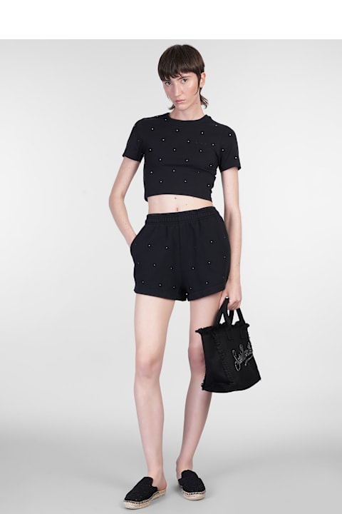 Homeware MC2 Saint Barth Nives T-shirt In Black Cotton