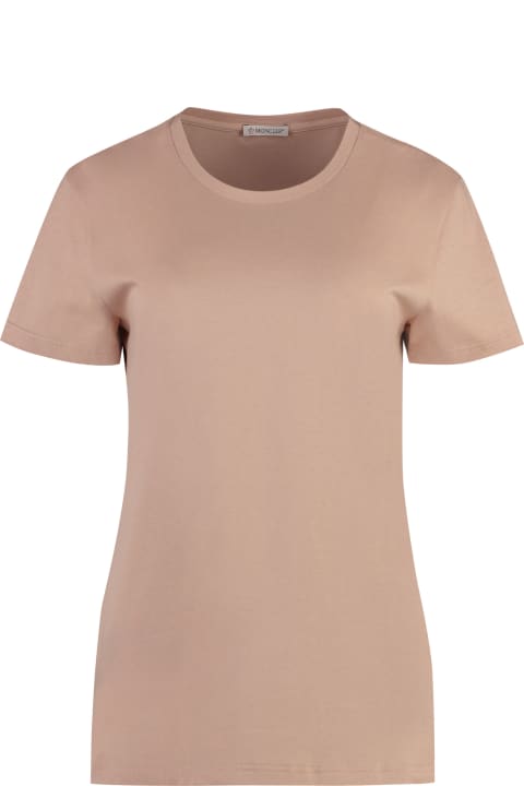 Moncler Sale for Women Moncler Cotton Crew-neck T-shirt