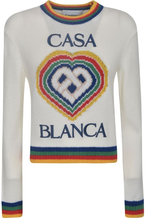 Casablanca Sweaters for Women Casablanca Logo Knitted Sweater
