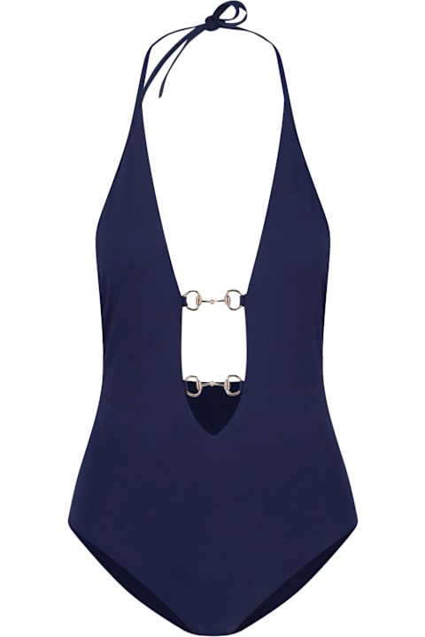 أدوات منزلية Gucci One-piece Swimsuit "horsebit"