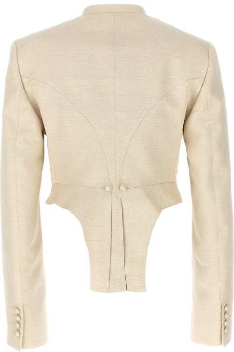 Stella McCartney Coats & Jackets for Women Stella McCartney Micro Tail Crop Jacket