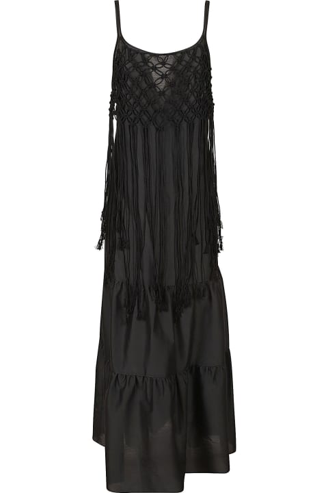 ウィメンズ Lorena Antoniazziのワンピース＆ドレス Lorena Antoniazzi Tassel Detail Sleeveless Long Dress