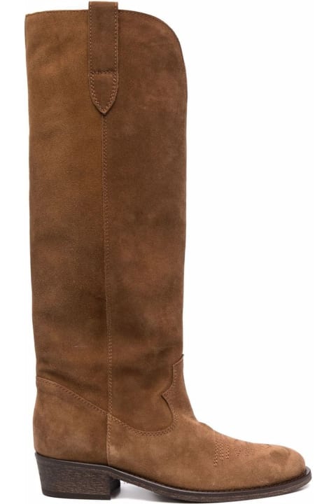 Fashion for Women Via Roma 15 Brown Suede Boots