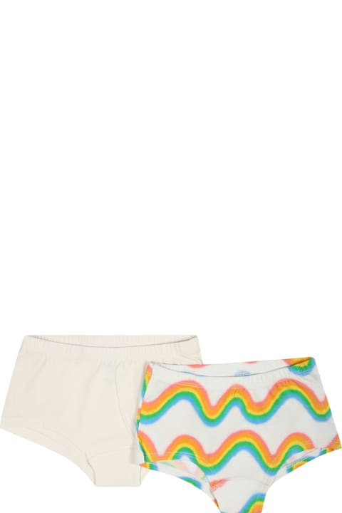 Molo Underwear for Girls Molo Multicolor Set For Girl With Print