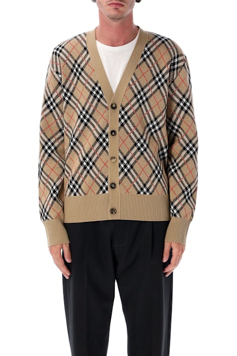Burberry London for Kids Burberry London Check Wool Cardigan