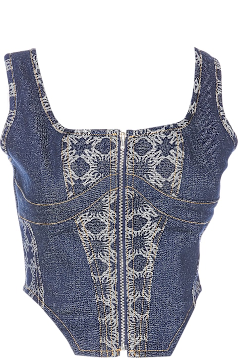 AMIRI for Kids AMIRI Ma Quad Corset Top