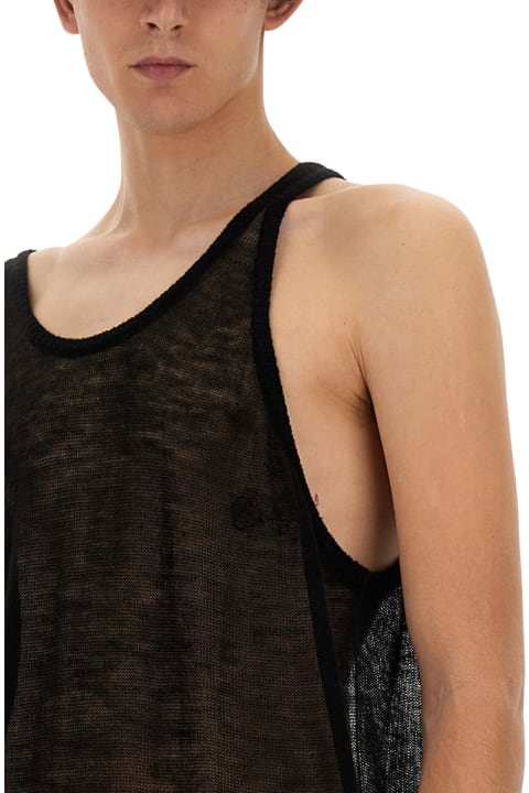 Everywhere Tanks for Men Rick Owens Knitted Tank Top