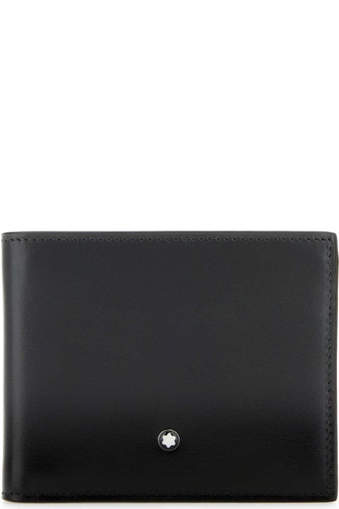 Montblanc Accessories for Women Montblanc Dark Grey Leather Wallet